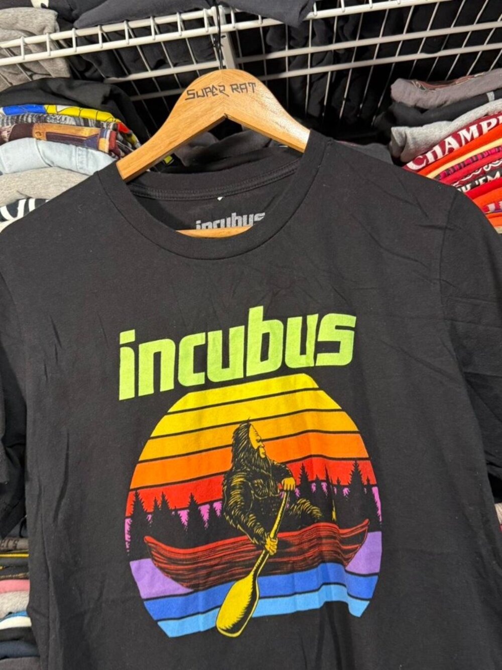 Incubus 2022 tour t shirt Sasquatch graphic